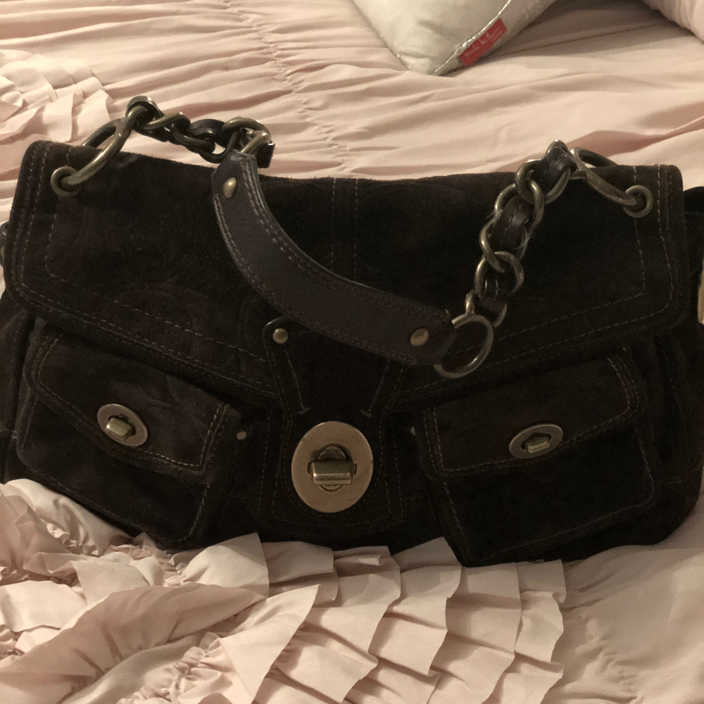 Coach Suede Bag